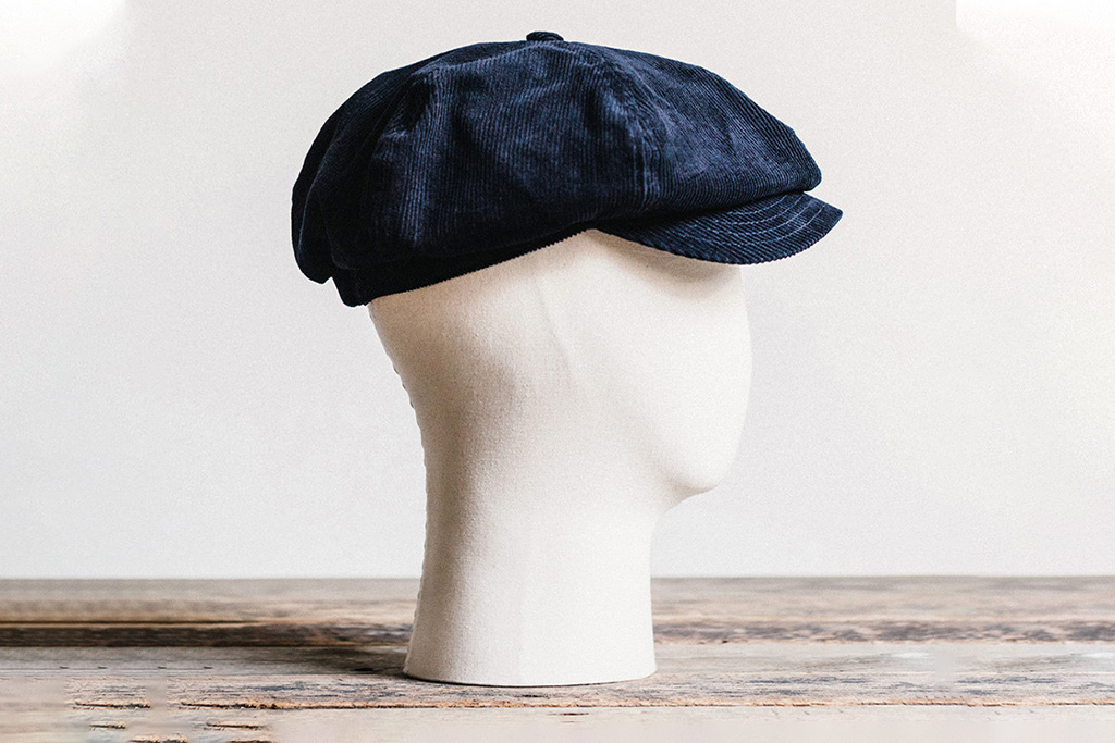 Wild Bricks 1928 Manchester Corduroy Cap  Navy