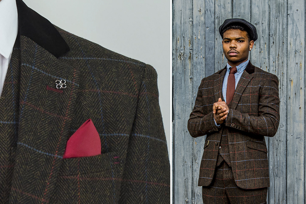 House of Cavani 3 delig tweed pak Cheltenham