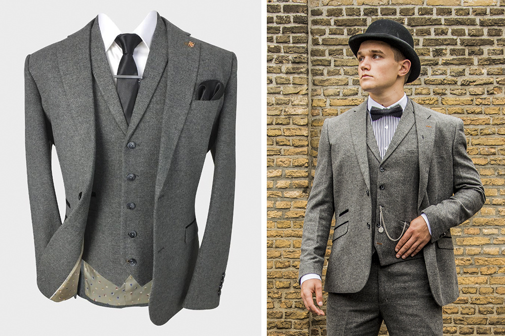 House of Cavani Exeter Grey |  3-delig pak