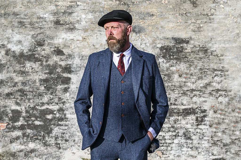Abito Premium Suits 3-delig tweed pak Cartmel