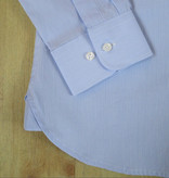 Revival 1930 Bib Blue Stripe Collarless Shirt