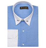 Jack Martin Royal Blue Oxford Pin Collar shirt