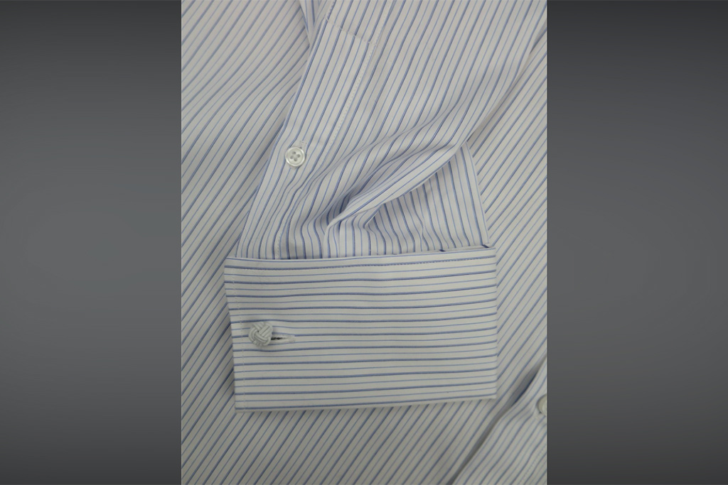 Revival Blue York Stripe 40s Spearpoint Collar Shirt