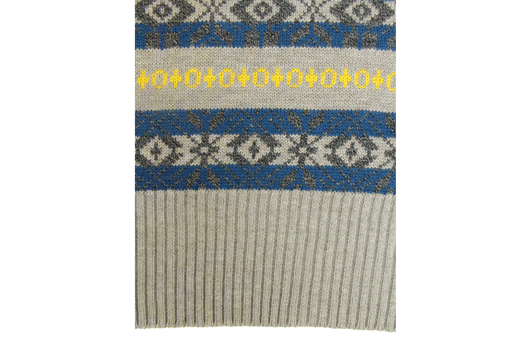 Revival 1929 Fair Isle Spencer Grey