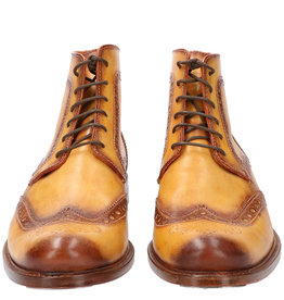 Colour Art van den Hout Handpainted Brogues Ember Brown