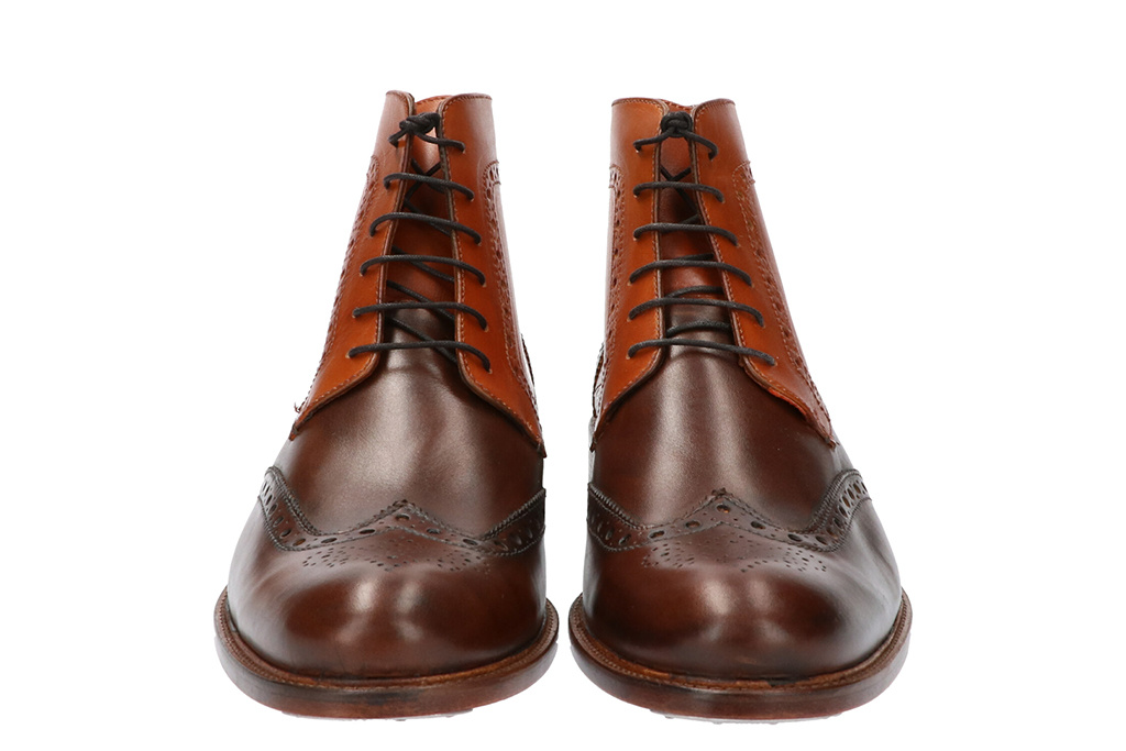 Master Pieces Handpainted Brogues Coffee Cream