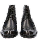 Master Pieces Shelby Handpainted Brogues Black Country