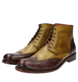 Master Pieces Shelby Handpainted Brogues Green Brown