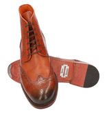 Master Pieces Shelby Handpainted Brogues Orange Brown