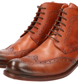 Master Pieces Shelby Handpainted Brogues Orange Brown