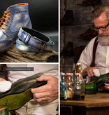Colour Art van den Hout Handpainted Brogues Red