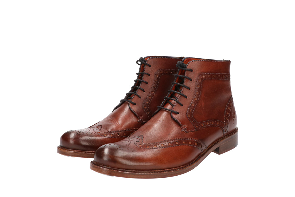 Master Pieces Shelby Handpainted Brogues Brown Tones