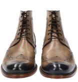 Master Pieces Shelby Handpainted Brogues Taupe Tones