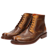 Master Pieces Shelby Handpainted Brogues Brown Cognac