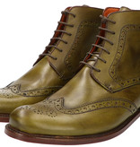 Master Pieces Shelby Handpainted Brogues Green Tones