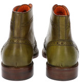 Master Pieces Shelby Handpainted Brogues Green Tones
