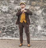 Urban Bozz 3-delig Corduroy suit in Golden Brown