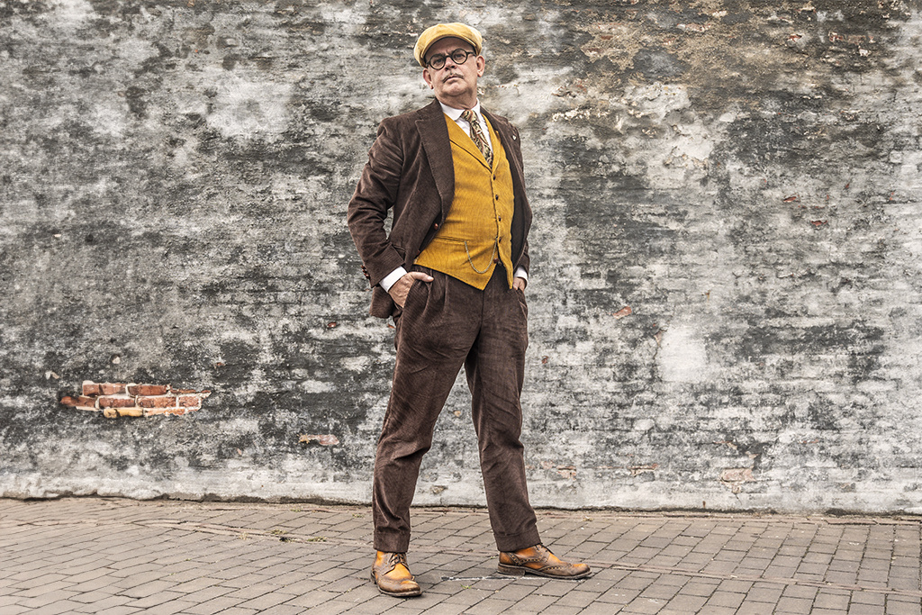 Urban Bozz Golden Brown | Corduroy suit