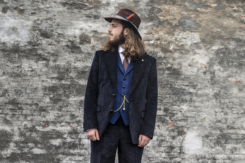 Urban Bozz Happy Blue | Corduroy suit