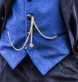 Urban Bozz 3-delig Corduroy suit in Happy Blue