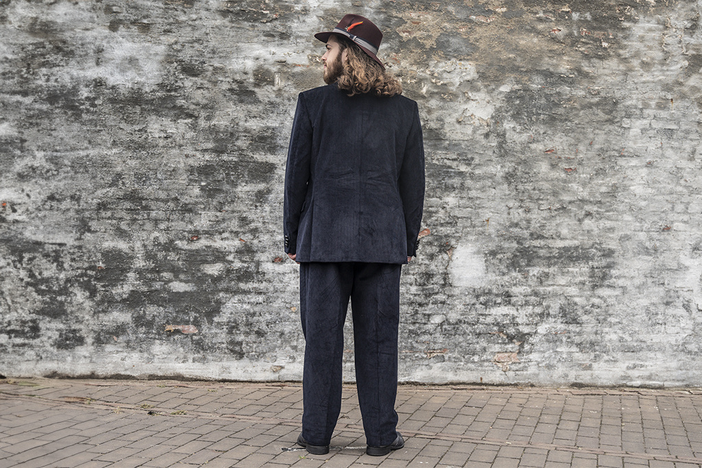 Urban Bozz Happy Blue | Corduroy suit