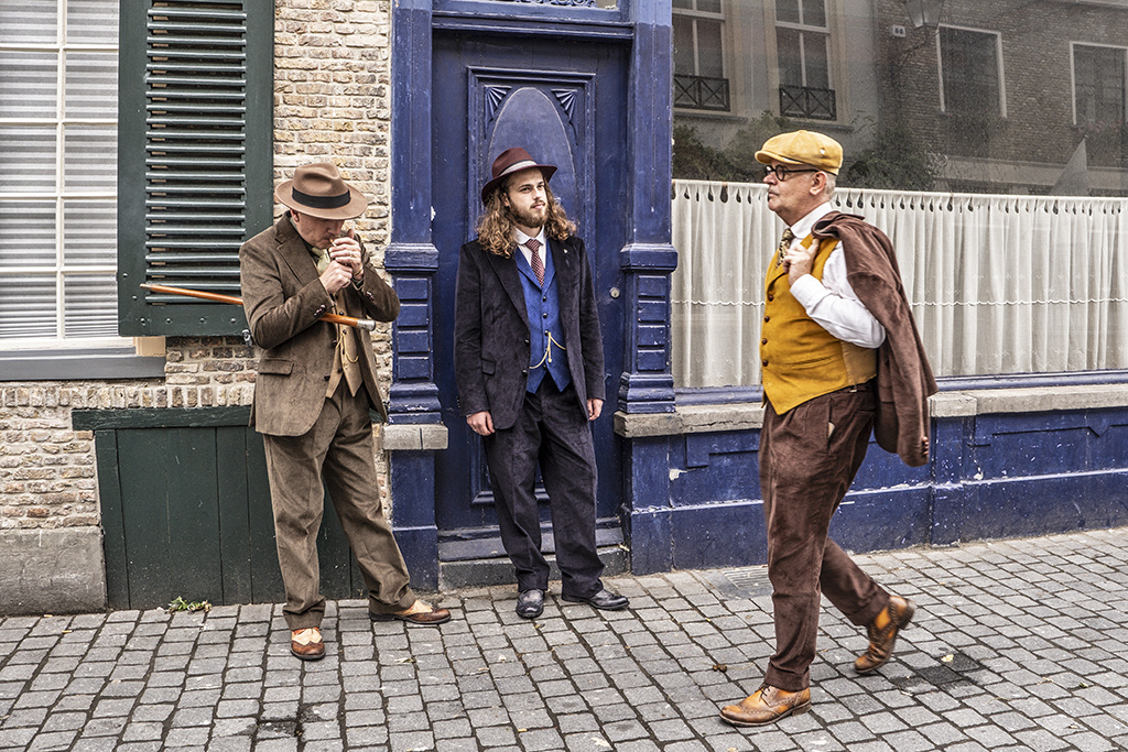 Urban Bozz Happy Blue | Corduroy suit