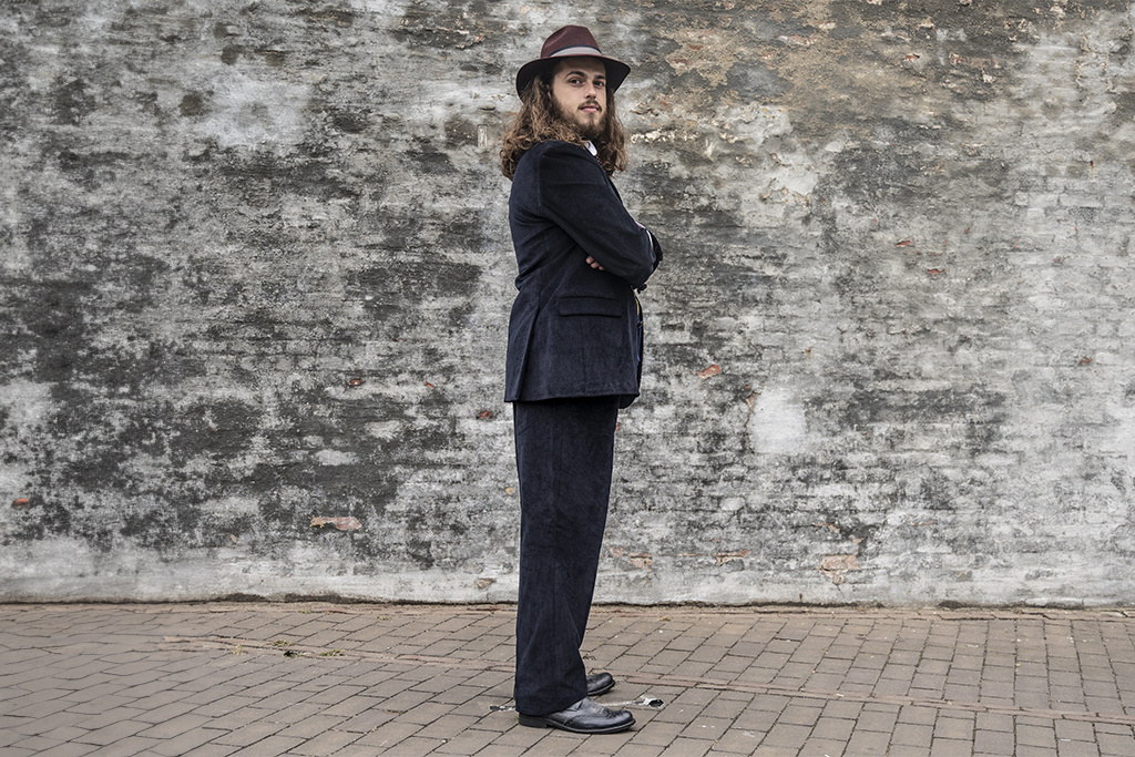 Urban Bozz Happy Blue | Corduroy suit