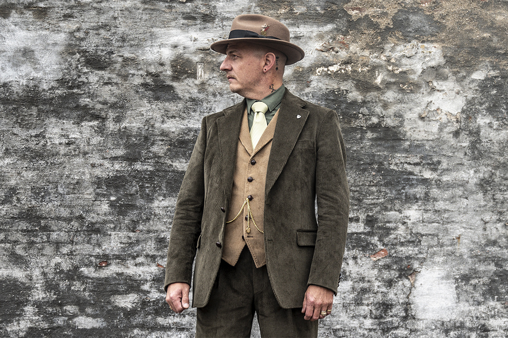 Urban Bozz Field Green | Corduroy suit