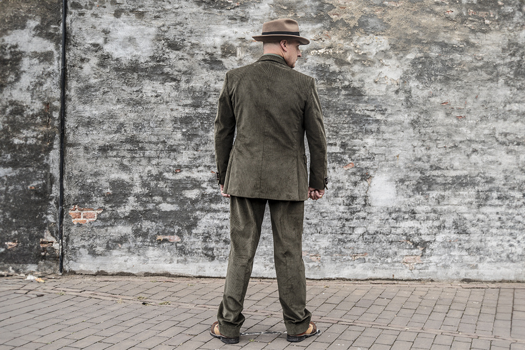 Urban Bozz Field Green | Corduroy suit