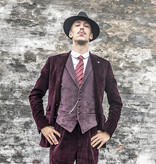 Urban Bozz 3-delig Corduroy suit in Purple Rain