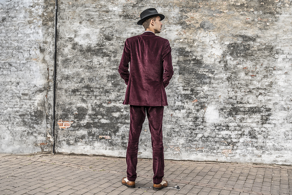 Urban Bozz Purple Rain | Corduroy suit