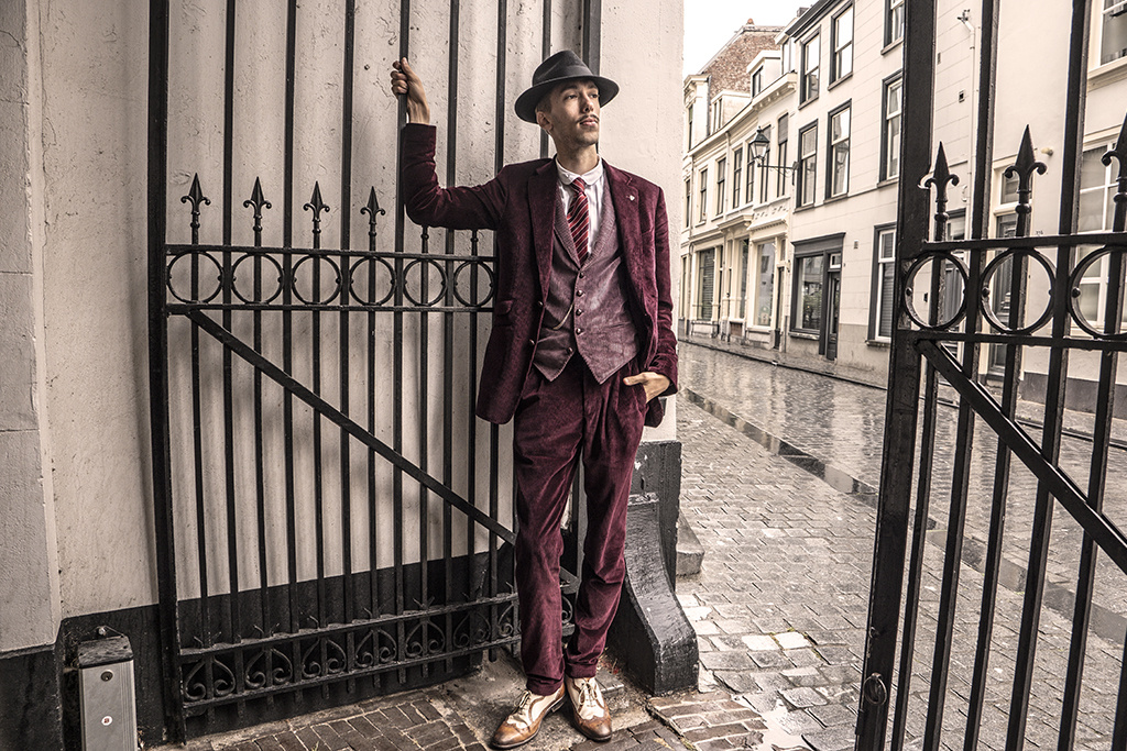 Urban Bozz Purple Rain | Corduroy suit