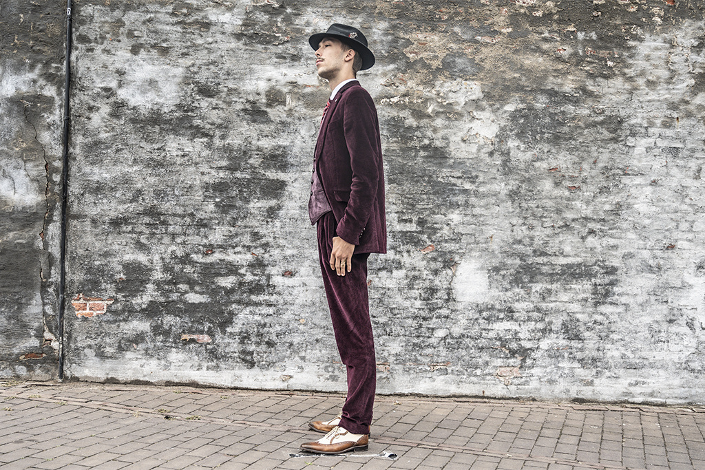 Urban Bozz Purple Rain | Corduroy suit