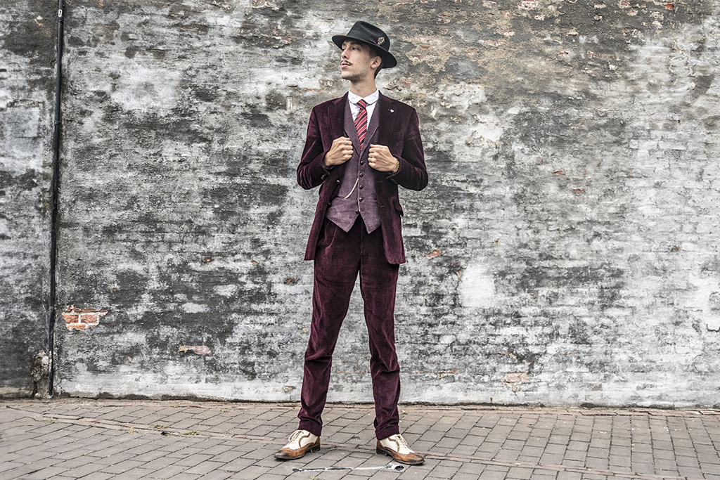 Urban Bozz Purple Rain | Corduroy suit