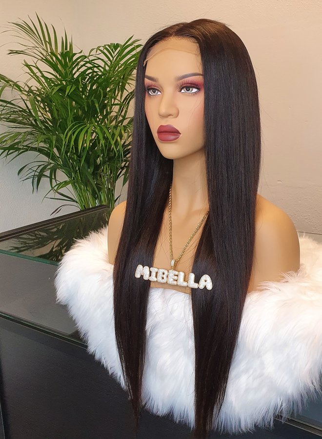 Emily Royale - 4x4 Closure Wig Natural Straight 24" - Single Donor Raw Vietnamese Hair