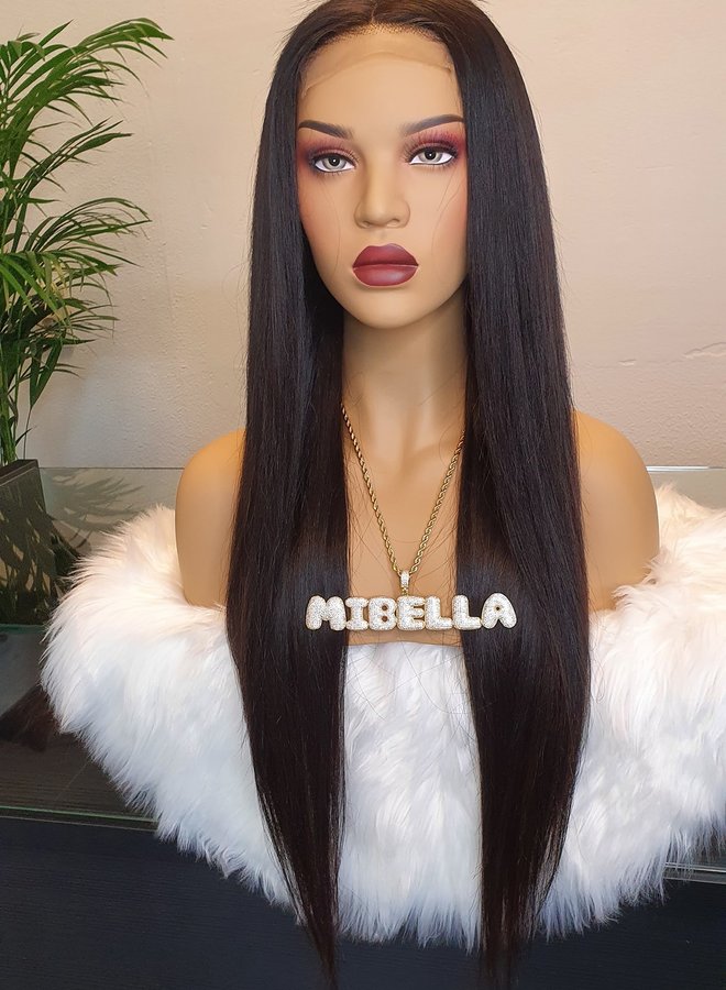 Emily Royale - 4x4 Closure Wig Natural Straight 24" - Single Donor Raw Vietnamese Hair