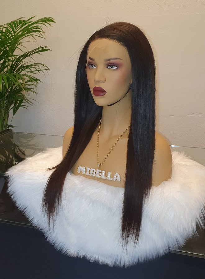 HD Frontal Wig Raw Indian Straight 22"