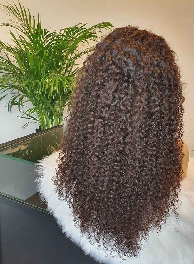 Frontal Wig 24" Raw* Hair Deep Curly