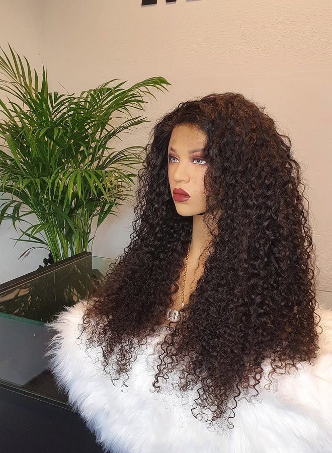 Frontal Wig 24" Raw* Hair Deep Curly