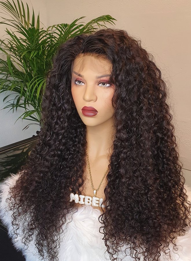 Frontal Wig 24" Raw* Hair Deep Curly