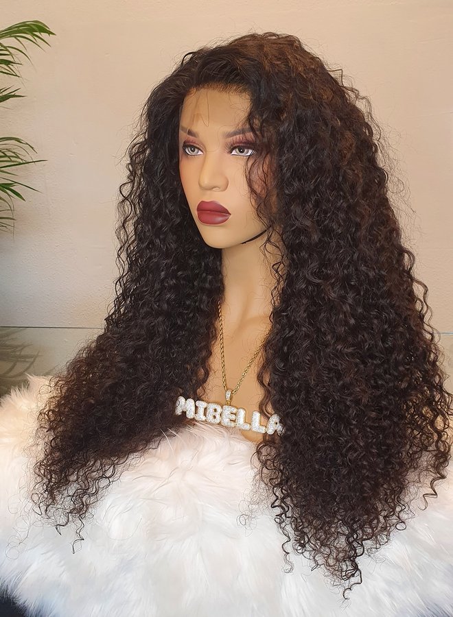 Frontal Wig 24" Raw* Hair Deep Curly