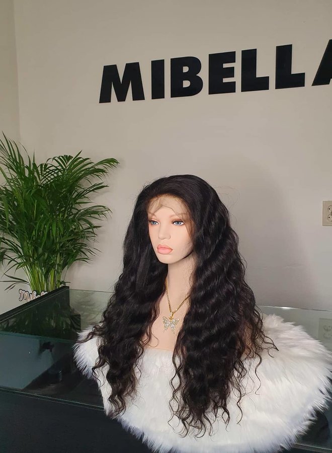 Frontal Wig 22" Raw* Indian Loose Wave