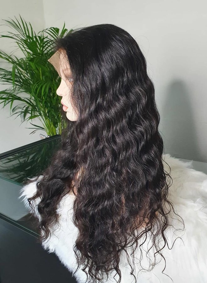 Frontal Wig 22" Raw* Indian Loose Wave