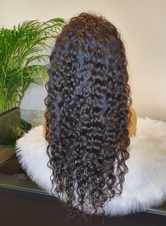 Frontal Wig 26" Raw* Hair Moroccan Curly