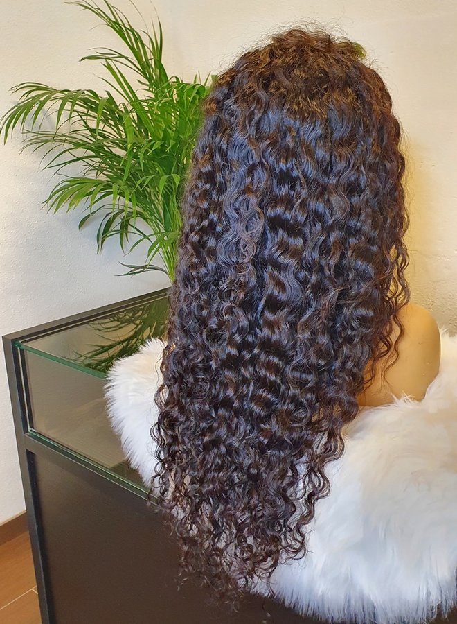 Frontal Wig 26" Raw* Hair Moroccan Curly