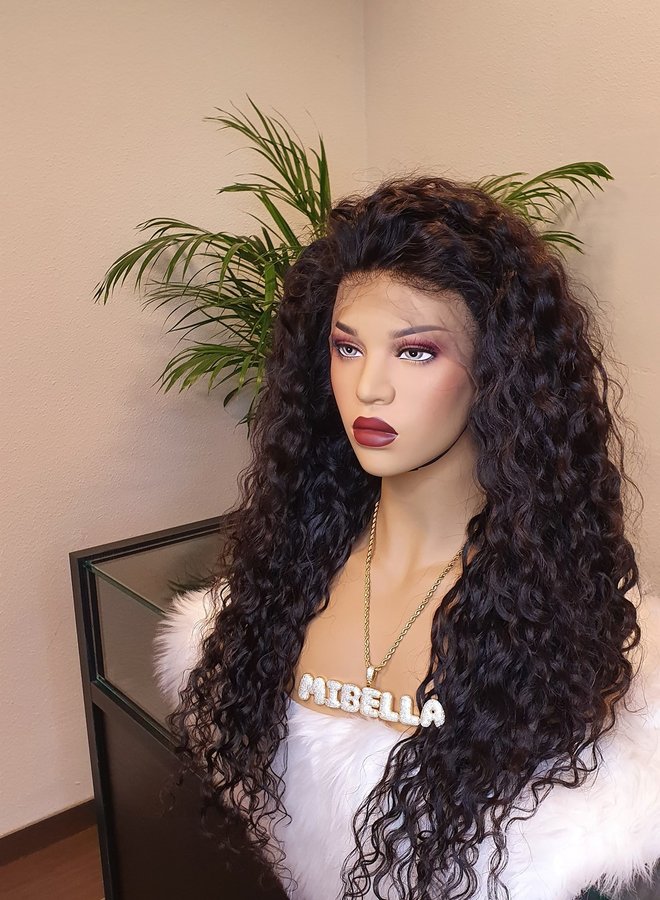 Frontal Wig 26" Raw* Hair Moroccan Curly