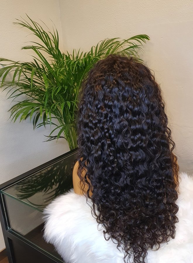 Frontal Wig 26" Raw* Hair Moroccan Curly