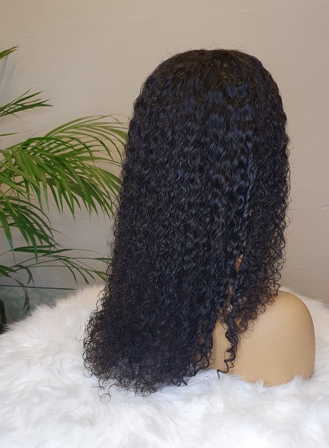 Closure Wig Raw* Indian Kinky Curly 18"