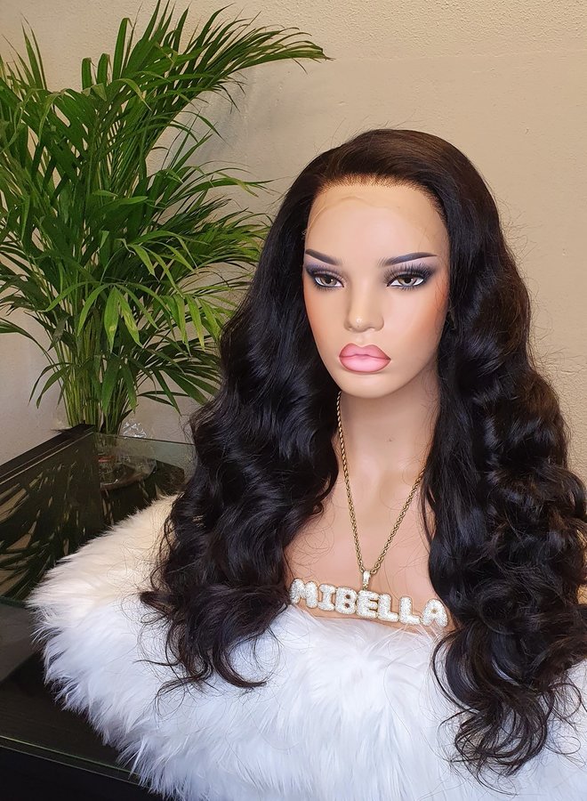 HD Frontal Wig Body Wave Remy Hair 22"