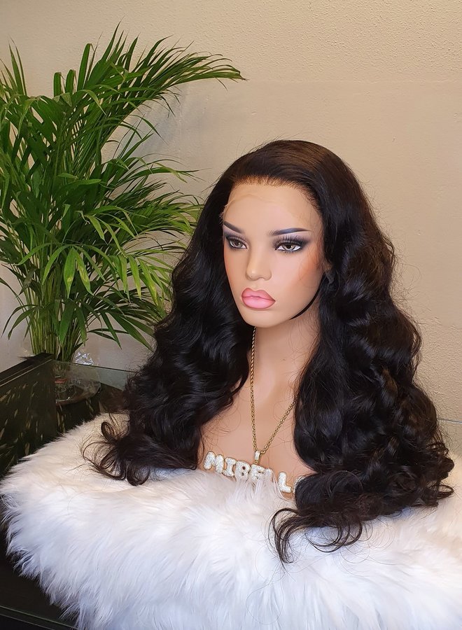 HD Frontal Wig Body Wave Remy Hair 22"